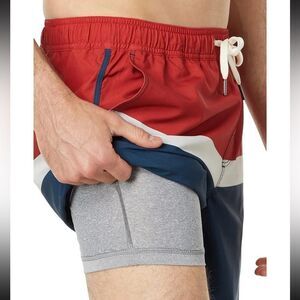 Fair Harbor swim trunks lined small s navy